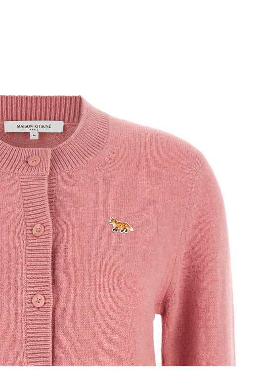 'Baby Fox' cardigan Pink
