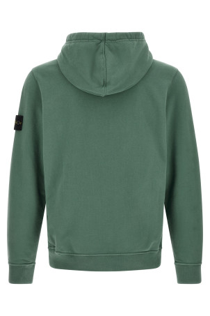 'Badge Stone Island' hoodie Green