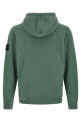 'Badge Stone Island' hoodie Green