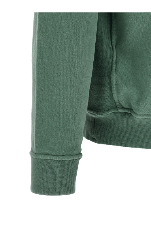 'Badge Stone Island' hoodie Green