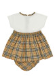 'Deborah' bloomer dress + short set Beige