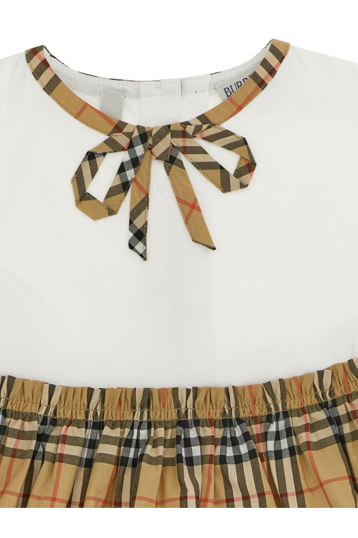 'Deborah' bloomer dress + short set Beige