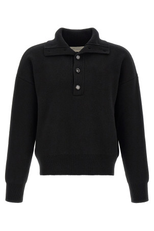'Ami de Cœur' patch sweater Black