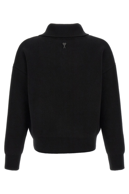 'Ami de Cœur' patch sweater Black