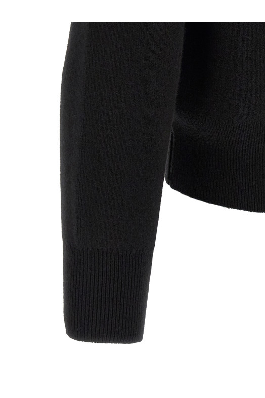 'Ami de Cœur' patch sweater Black