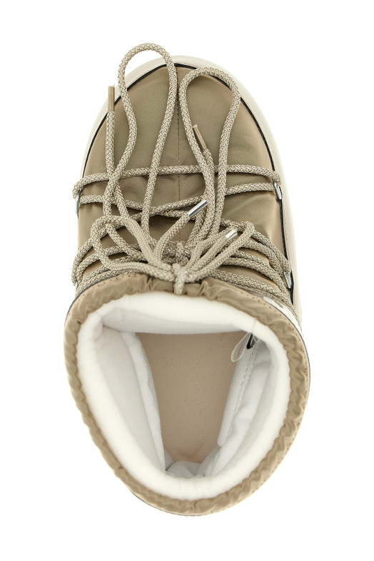 'Icon Low Glance' ankle boots Gold