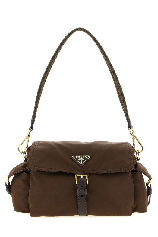 'Explore con pattina' shoulder bag Brown