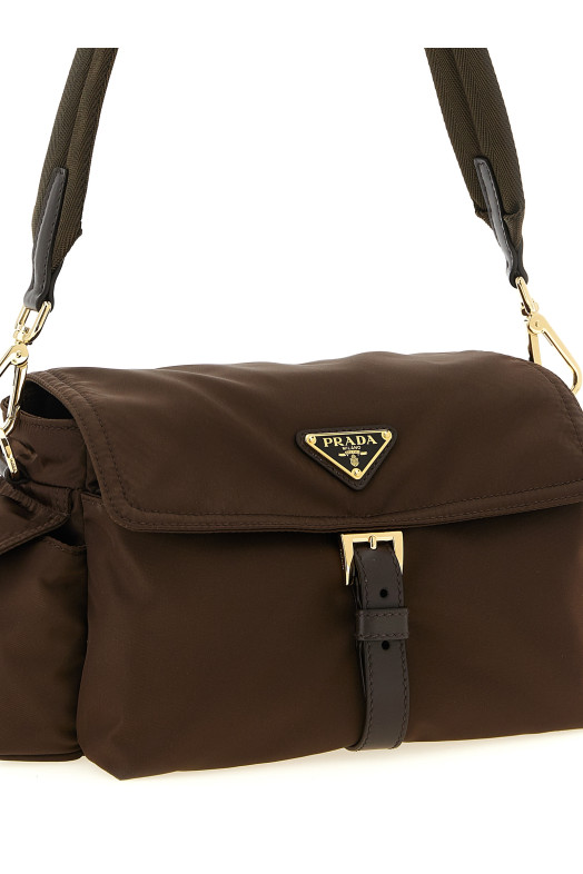 'Explore con pattina' shoulder bag Brown