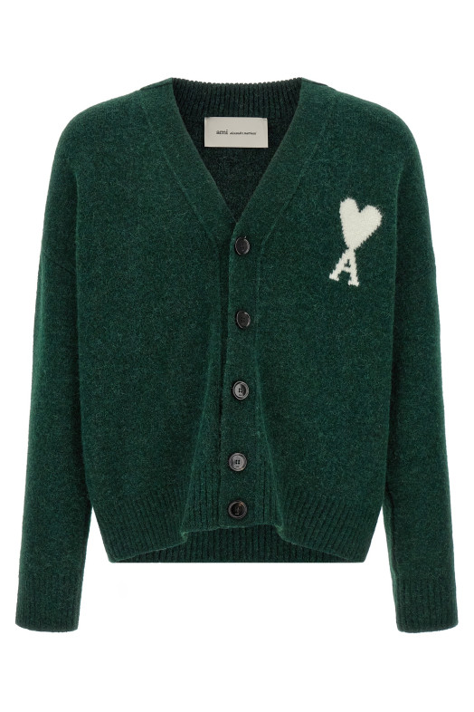 'Ami de Coeur' cardigan Green