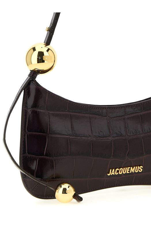 'Le Bisou Perle' shoulder bag Bordeaux