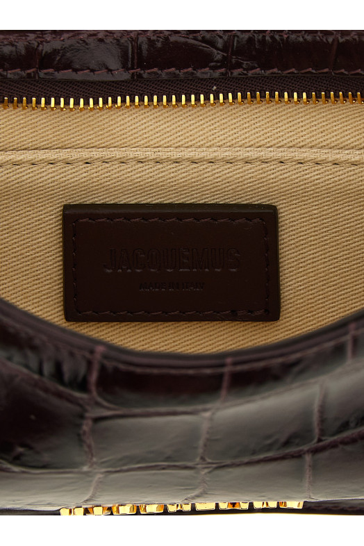 'Le Bisou Perle' shoulder bag Bordeaux