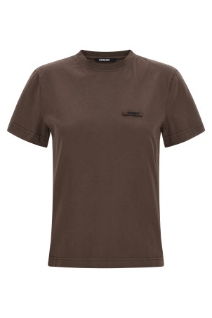 'Le T-shirt Gros-Grain' T-shirt Brown