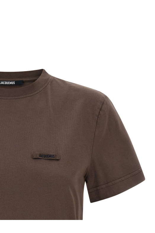 'Le T-shirt Gros-Grain' T-shirt Brown