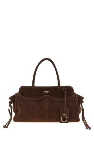 'Prada Carry' large shoulder bag Brown