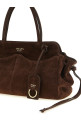 Большая сумка через плечо «Prada Carry», коричневая 1BG650VMOY2C4SF0003
