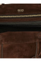 Большая сумка через плечо «Prada Carry», коричневая 1BG650VMOY2C4SF0003