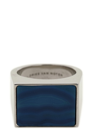 'Singet' ring with stone Blue