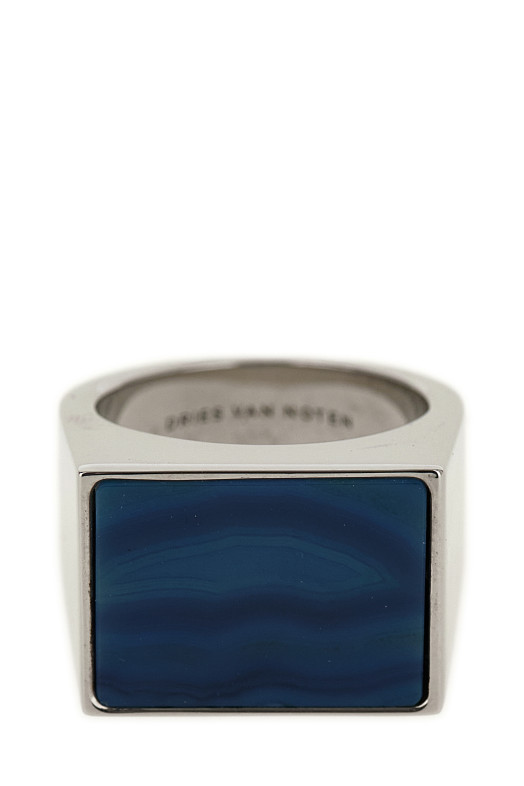 'Singet' ring with stone Blue