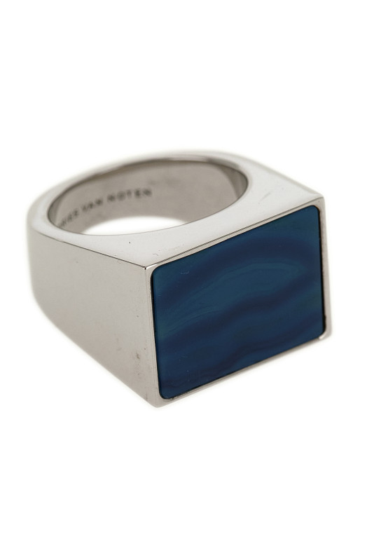 'Singet' ring with stone Blue