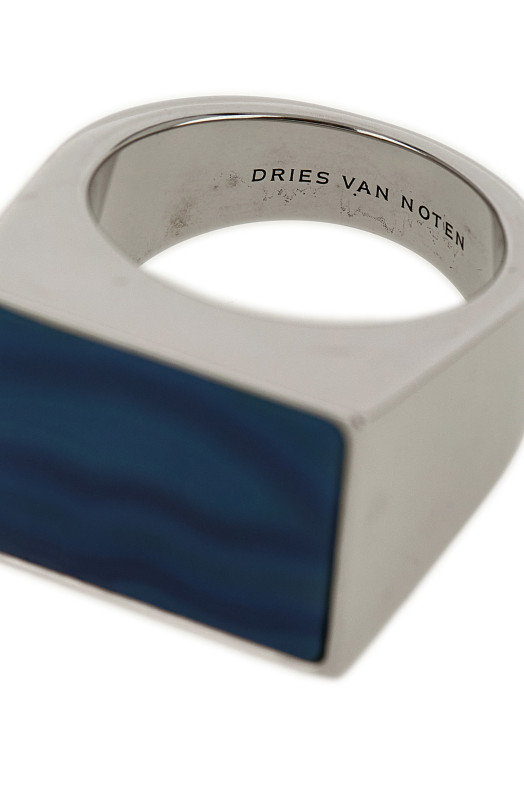 'Singet' ring with stone Blue