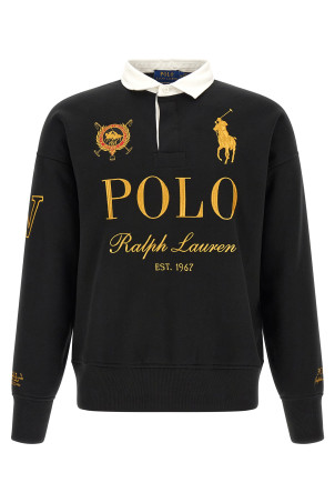 'Big Pony' rugby sweatshirt Black