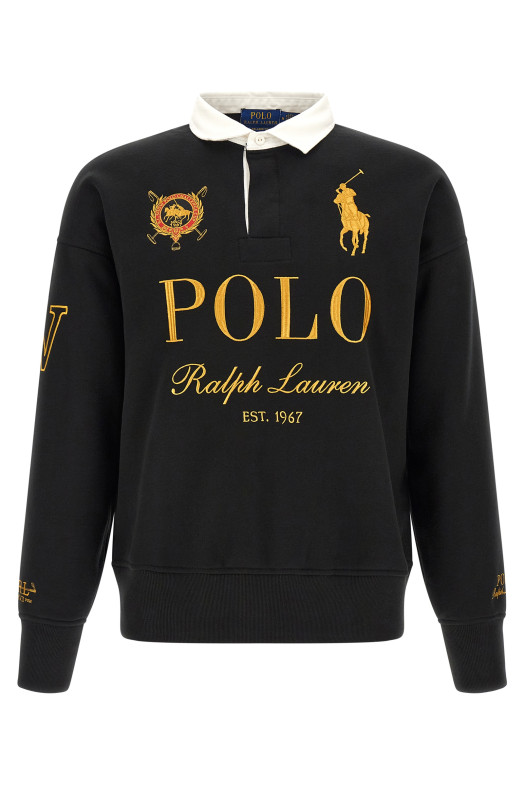 'Big Pony' rugby sweatshirt Black