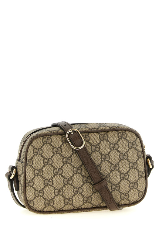 'Ophidia' small crossbody bag Brown