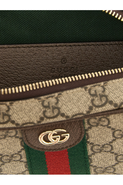 'Ophidia' small crossbody bag Brown
