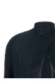 'Wooly Pleats-68' cardigan Blue