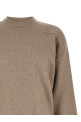 Mélange wool sweater Beige