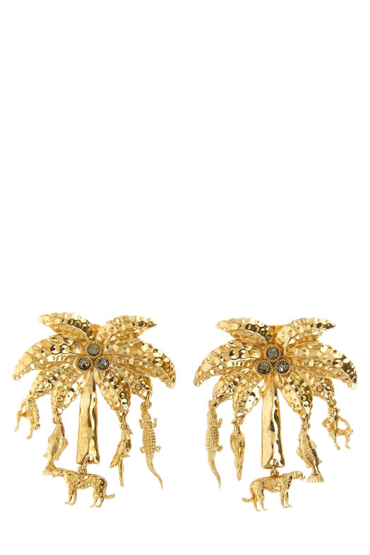 'Les Boucles Palmier' earrings Gold