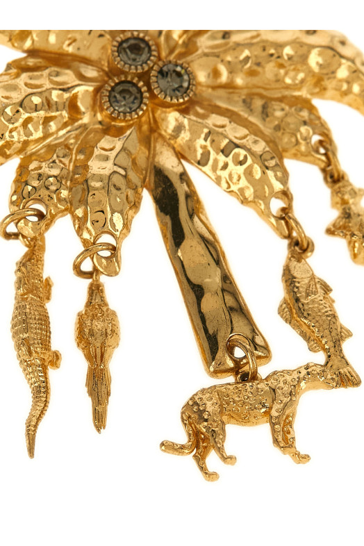 'Les Boucles Palmier' earrings Gold