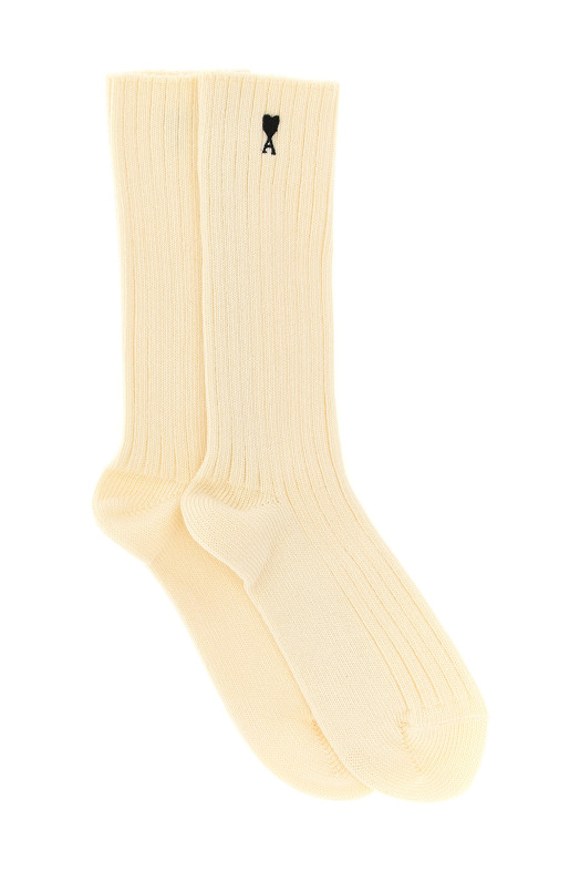 'Ami de Coeur' socks White