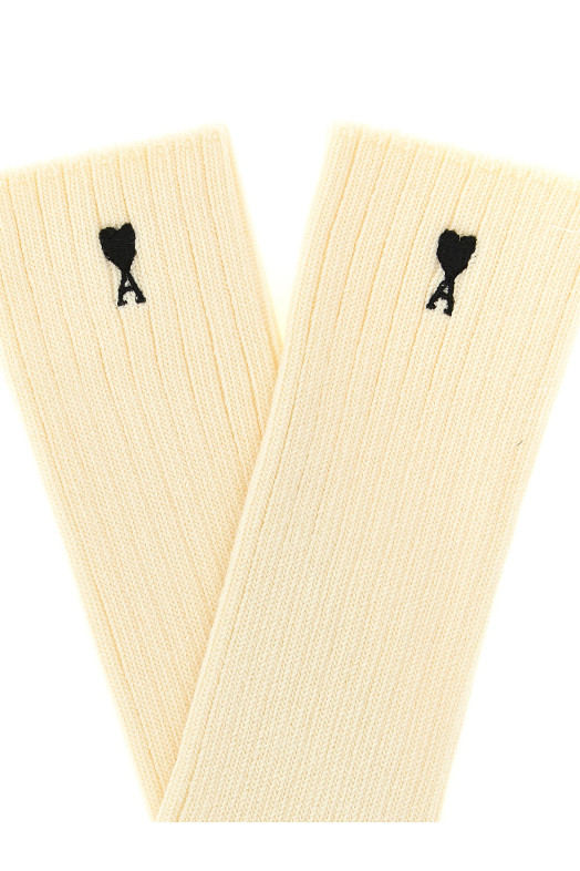 'Ami de Coeur' socks White