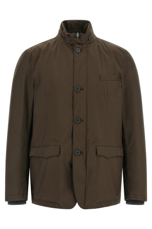 Bib insert jacket Brown