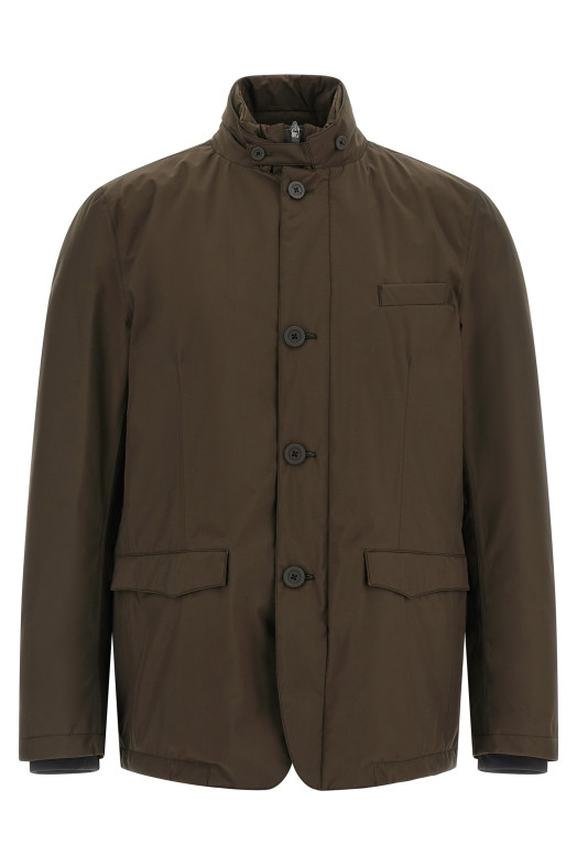 Bib insert jacket Brown