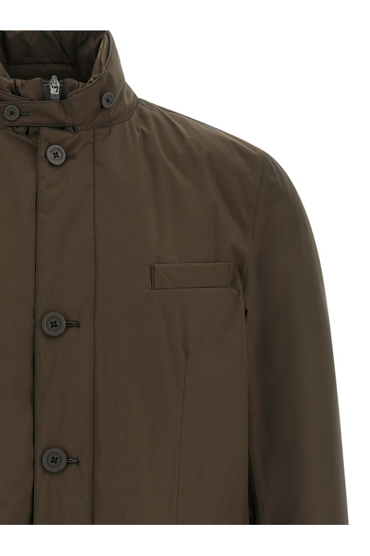 Bib insert jacket Brown