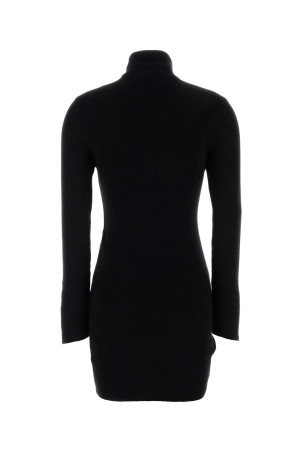 Black wool mini dress Black GIUSEPPE DI MORABITO (07PFKND418X16760)