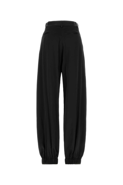 Black stretch satin pant Black GIUSEPPE DI MORABITO (07PFPA16316707)