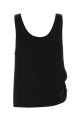Black satin top Black GIUSEPPE DI MORABITO (07PFTO190X16707)