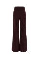 Aubergine wool Alina wide-leg pant VICTORIA BECKHAM (1226WTR005115S)