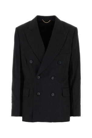 Charcoal wool Beatrice blazer VICTORIA BECKHAM (1324WJK005568C)