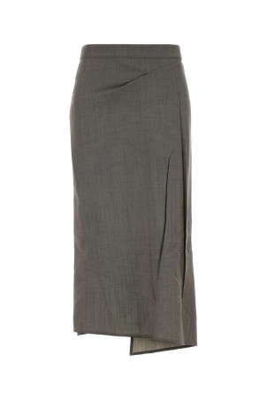 Dove grey wool blend skirt VICTORIA BECKHAM (1326WSK007362C)