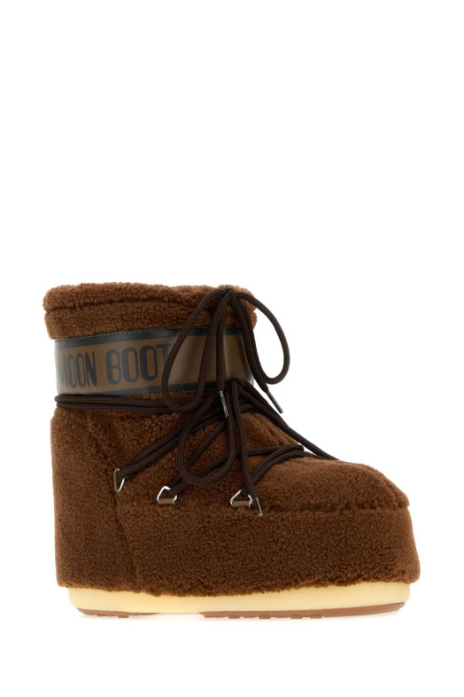 Brown eco fur Icon Low ankle boots MOON BOOT (1409700)