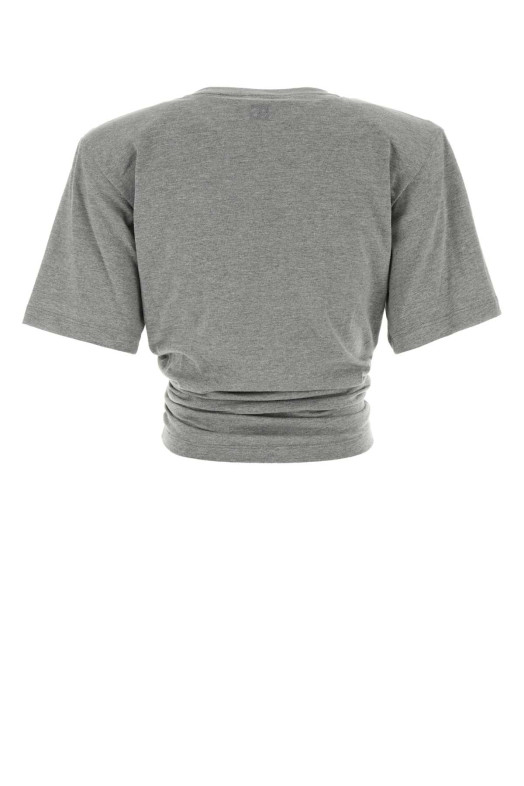 Grey jersey t-shirt Gray MAGDA BUTRYM (172926)