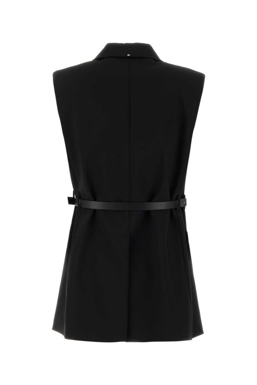 Черный жилет из эластичной вискозы Gettone, синий, SPORTMAX (2622286011600)