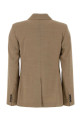 Beige wool Umico blazer White MM STUDIO (2626046031600)