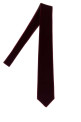 Burgundy stretch velvet tie GIORGIO ARMANI (3600881A997)