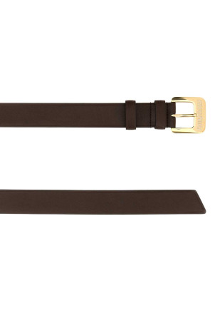 Brown leather belt MIU MIU (5CC545EFX)
