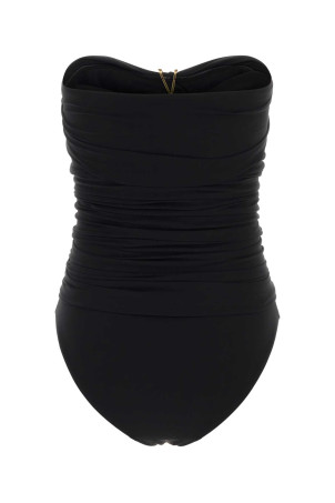 Black stretch nylon swimsuit Black SAINT LAURENT (A003I3Y37WV)
